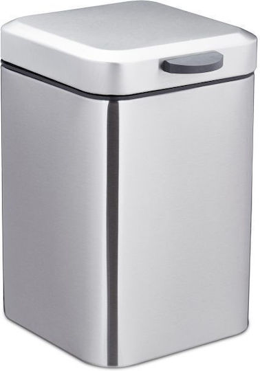 Relaxdays Inox Perie de toaletă 3lt Gri