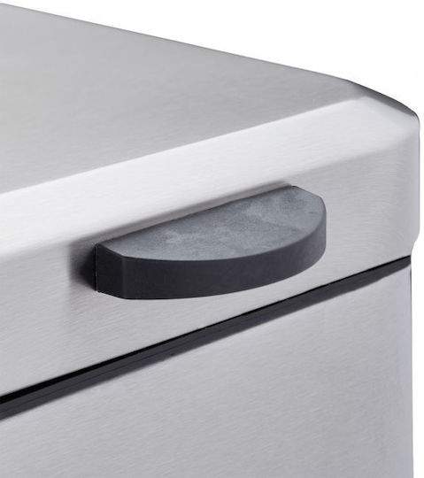 Relaxdays Inox Perie de toaletă 3lt Gri
