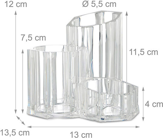 Schreibtischzubehör Kosmetikprodukt Halter Transparent