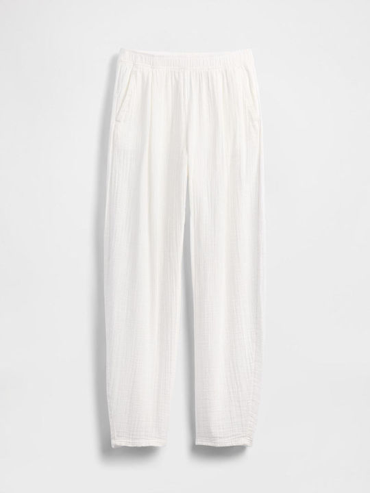 Γυναικείο Υφασμάτινο Παντελόνι Off White