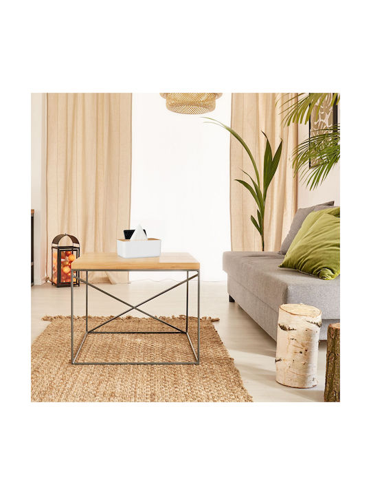 Relaxdays Suport pentru șervețele Plastică Bej 10x23x13cm 10047353