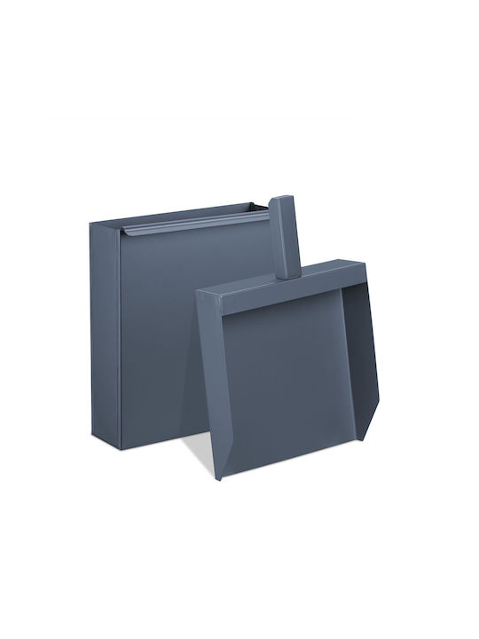 Metallic Ashtray Short Handle Dark Gray Metallic Ashtray Short Handle Dark Gray