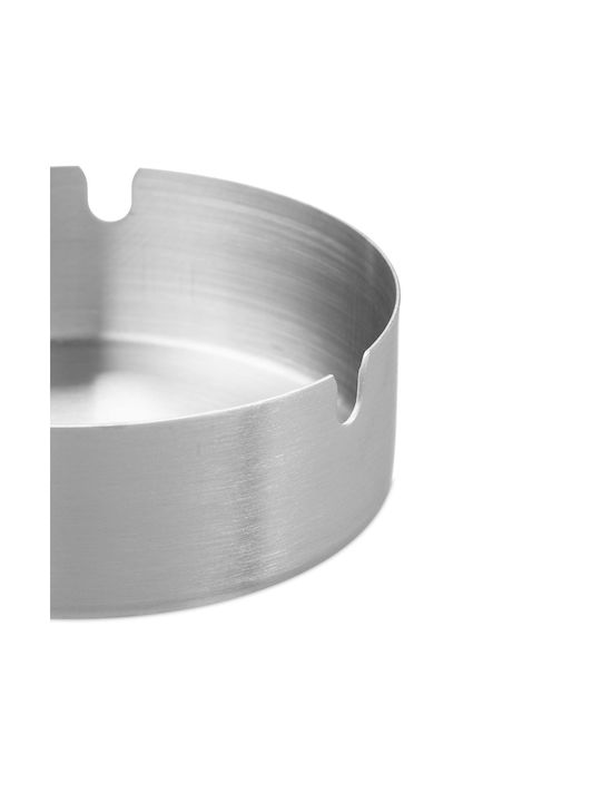 Set 2 Simple Metal Containers 3.5 X 10 Cm Gray
