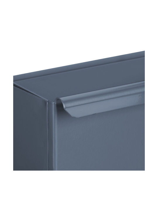 Metallic Ashtray Short Handle Dark Gray