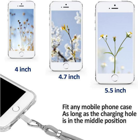 Universal Mobile Phone Neck Strap Black 1.5m