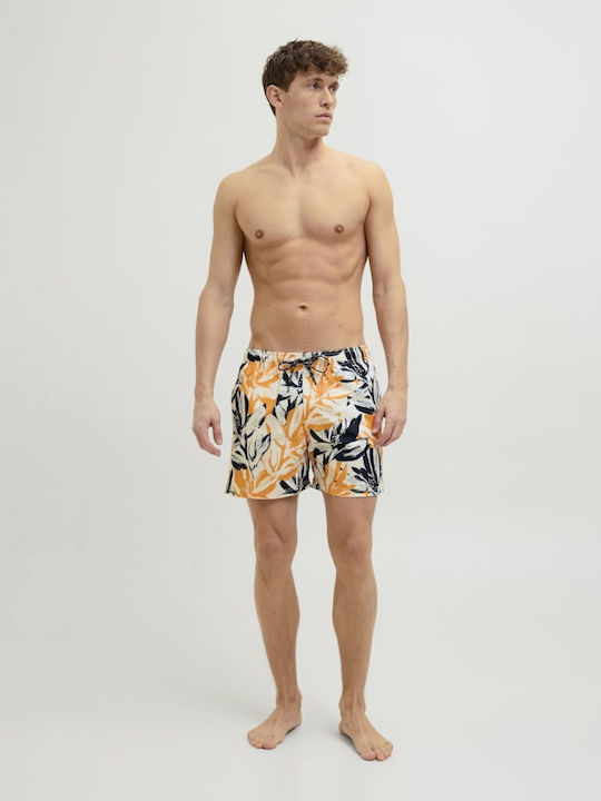 Men's Swimwear Shorts Off White Floral
