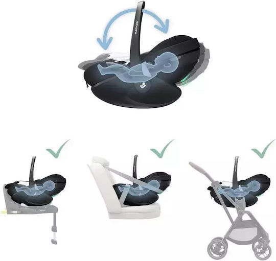 Maxi-Cosi Pebble 360 Pro Καθισματάκι Αυτοκινήτου i-Size Twillic Black 0-13 kg