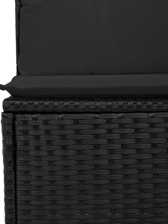 Living room Four-Seater Sofa Outdoor Rattan with Pillows 55x62x69cm