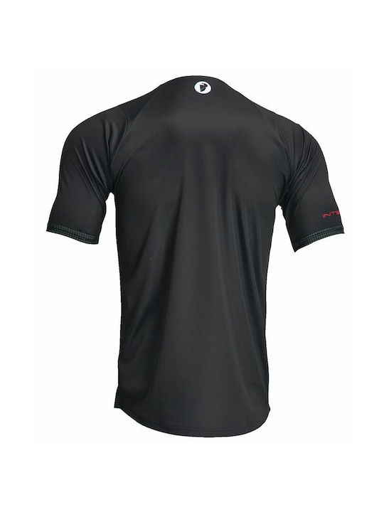 Thor Herren Kurze Ärmel Fahrradtrikot Berg Fahrrad Schwarz
