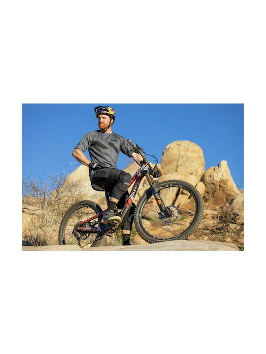 Thor Ανδρική Κοντομάνικη Μπλούζα Mountain Bike Γκρι