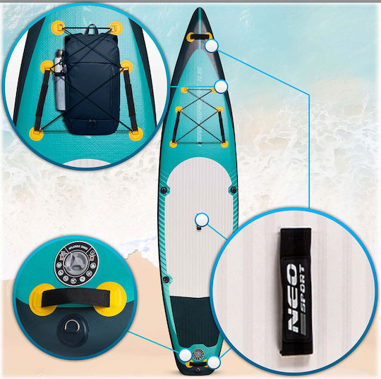 NEO Sport Reefbreak Inflatable SUP Board Length 3.5m Turquoise
