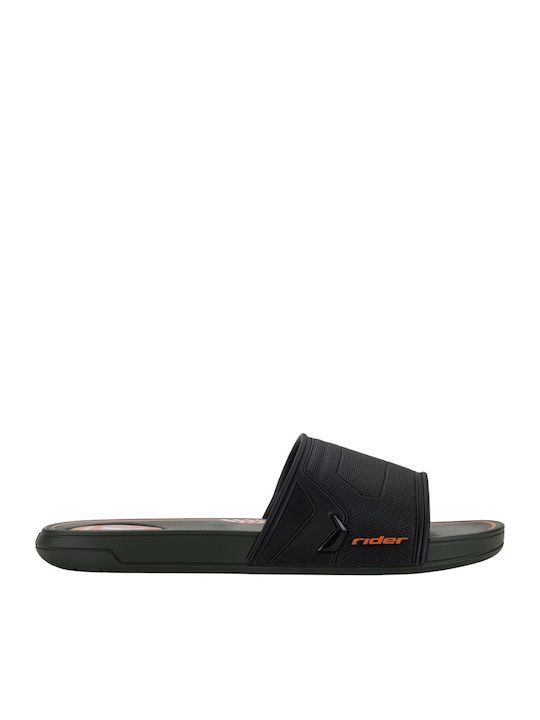 Men's Slides Black/Orange