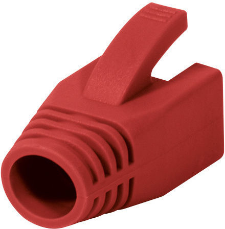 Set Capace Protectoare Conector Logilink Mp0035r Rj-45 Utp Ftp Sftp Cablu Cat6 Plastic 50 Bucăți Roșu