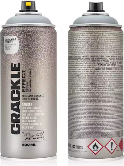 Montana Cans Σπρέι Αστάρι Crackle Effect Ακρυλικό Υψηλής Θερμοκρασίας Χρυσό EC1212-Yellow Cab 400ml