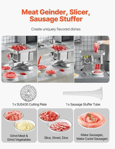 Vevor Commercial Meat Grinder XSYJQJTM5MM060HHOV2