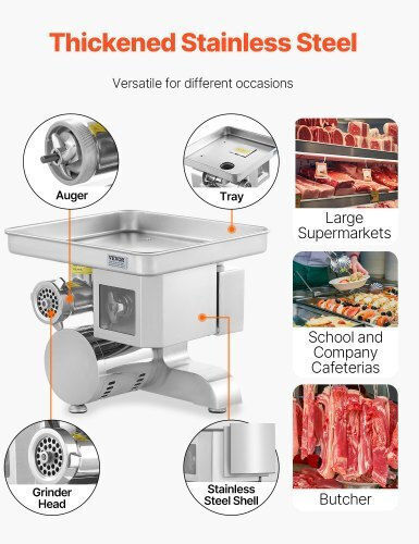 Vevor Commercial Meat Grinder XSYJQJTM35MMJ1GE8V2