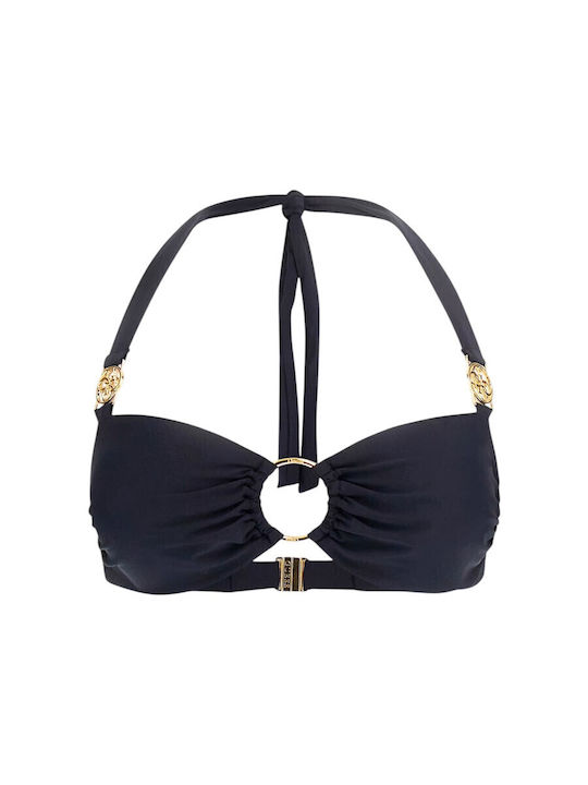 Padded Strapless Bikini Black
