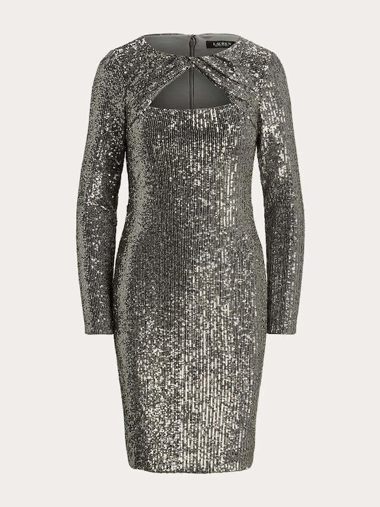 Mini Evening Dress Gray