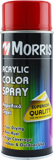 Benman Σπρέι Βαφής Acrylic με Γυαλιστερό Εφέ Traffic Red RAL 3020 400ml