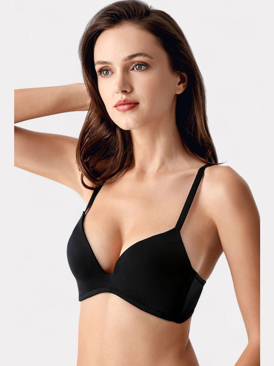 Push Up Bra without Underwire Black