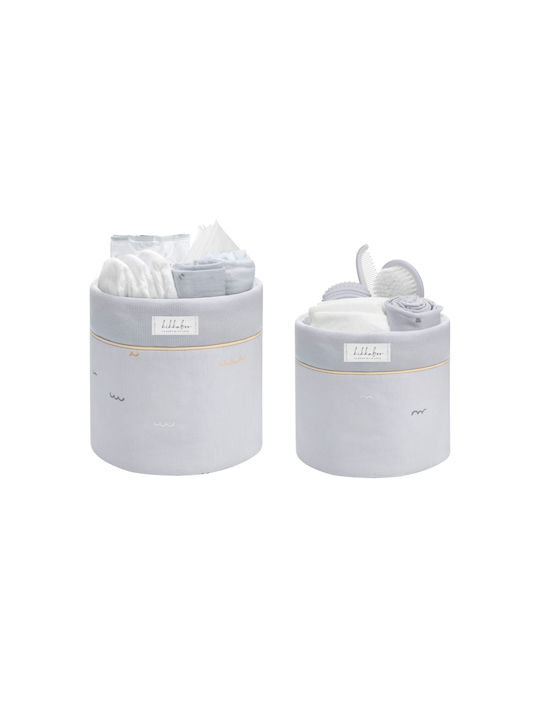 Kikka Boo Seally Me Nursery Storage Baskets Gray 2pcs
