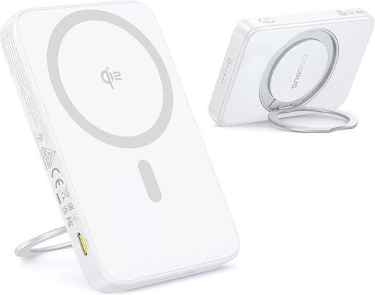 Baseus PicoGo MagSafe Power Bank 5000mAh 20W με Θύρα USB-C Λευκό