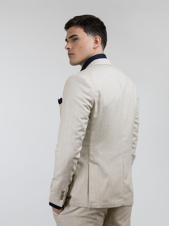 Лятно време Мъжки Костюм Beige