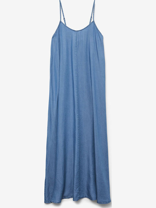 Harper Summer Maxi Dress Medium Aged Denim