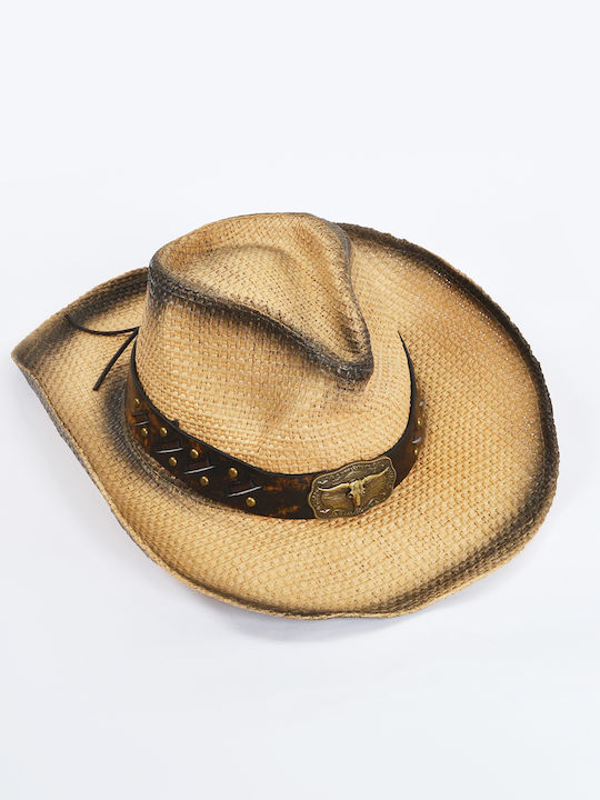 Mat Fashion Καπέλο Western Кафяв