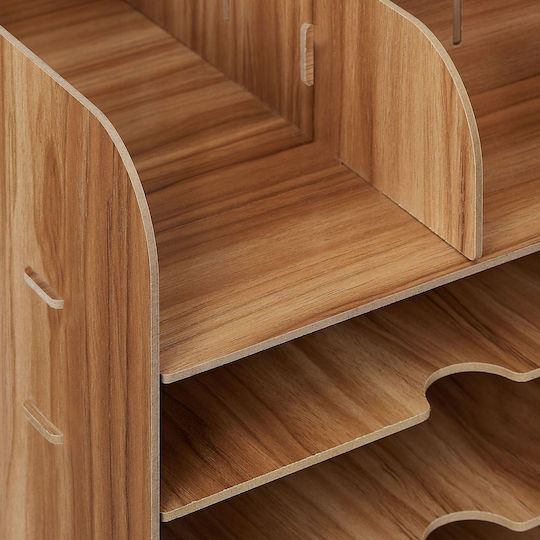 Office Organizer 12 Storage Compartments Made Of MDF 34.5 X 25 X 32 Cm