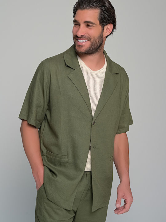 Caviar Hose in Entspannter Passform Khaki