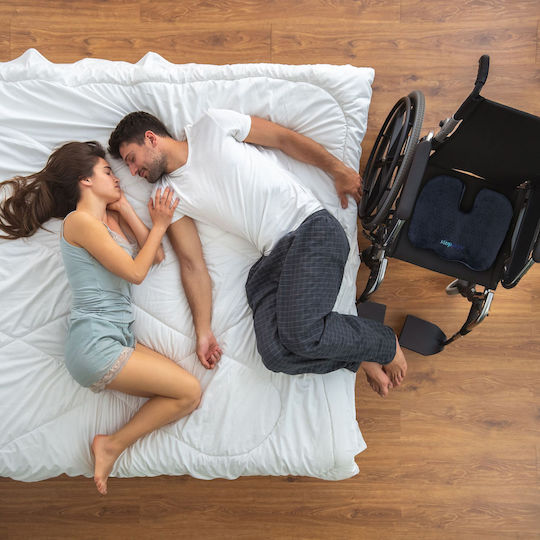 Relaxdays Μαξιλάρι Κόκκυγα με Memory Foam σε Μαύρο χρώμα 10032612