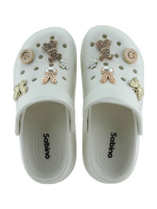 Sabino Women's Clogs White