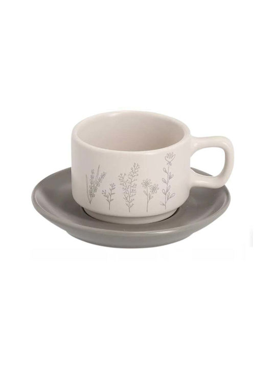 Zeller Σετ Φλιτζάνια Espresso Κεραμικά Πολύχρωμα 70ml 8τμχ