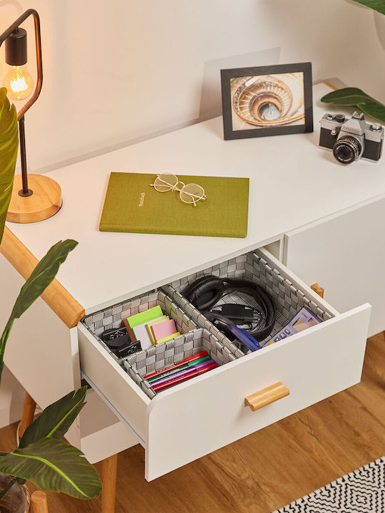 Relaxdays Kunststoff Aufbewahrungsbox mit Deckel Gray 3Stück