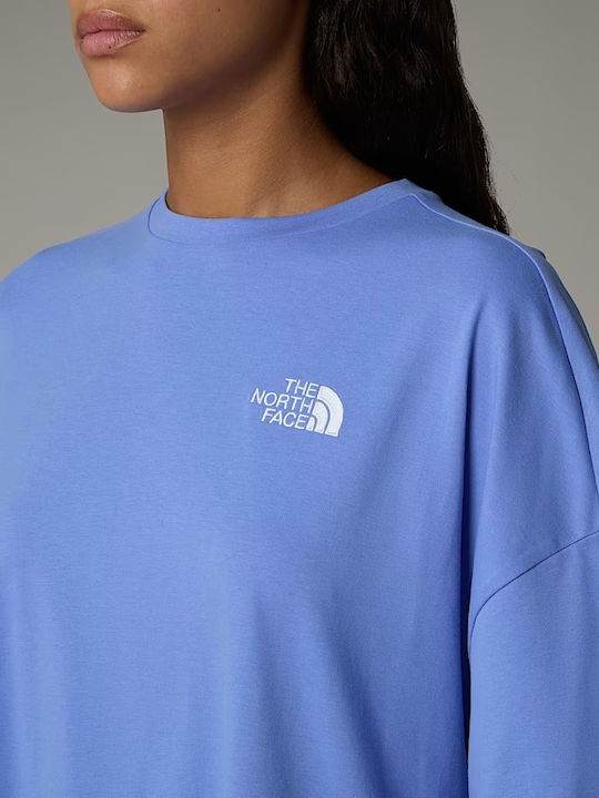 Summer Mini Athletic T-Shirt Short Sleeve Blue Dress