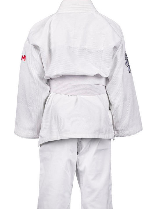 Okami Παιδικό Παντελόνι Brazilian Jiu Jitsu Λευκό