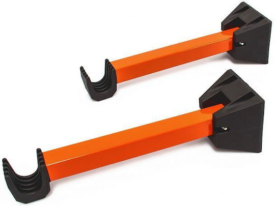 Set 2 Wand-Fahrradhalterungen klappbar max. 25 kg