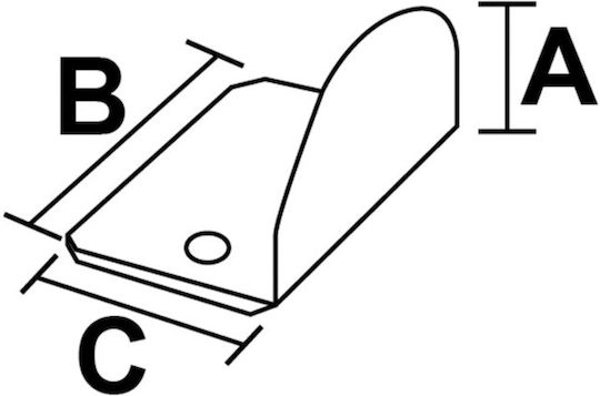 Spring Support Plate 30x50x30mm