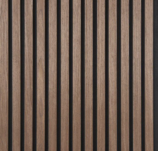 3D Holzdekor-Schallabsorbierende Wandverkleidung – Premium Basic – Fibrotech – „Walnuss“ – 244cm x 60cm x 2,2cm 2035577