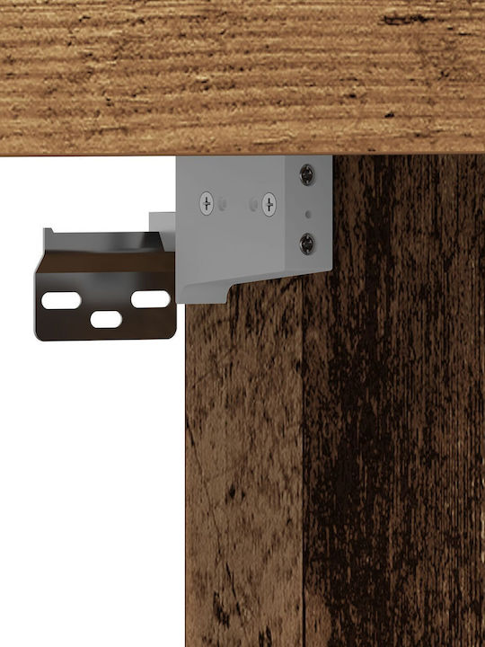 Σύνθετο Σαλονιού Brown από Μασίφ Ξύλο Μ152xΒ22xΥ113εκ.