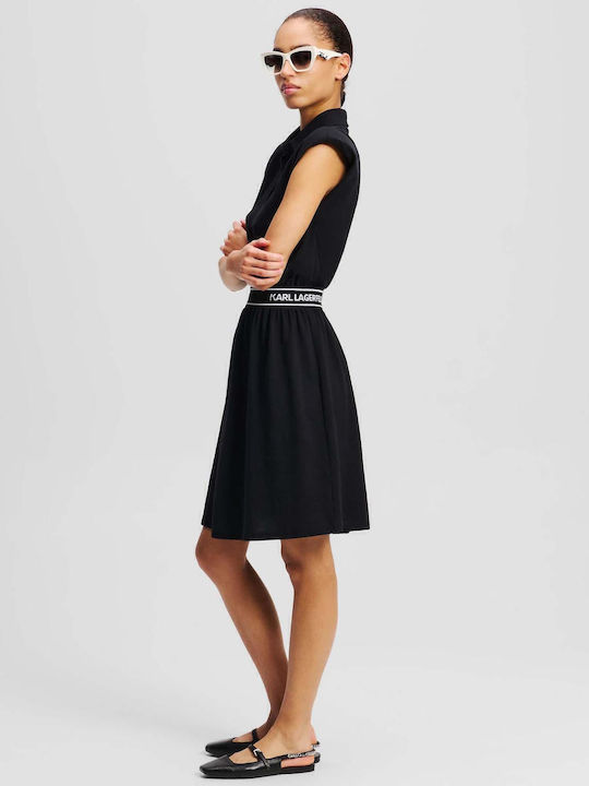 Sommer Damenkleid Schwarz