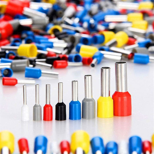 Set 1200 Onuvio Terminal Pins Crimp Ferrules End Pins Electrical Conductors 0.5-10mm