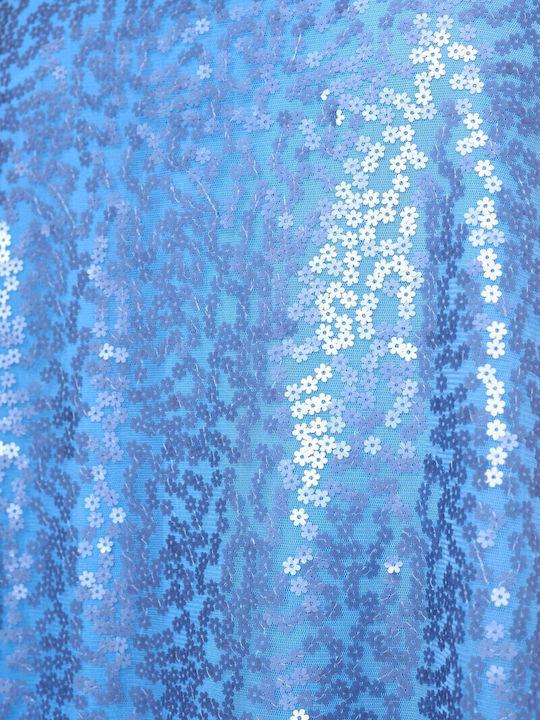 Summer Mini Evening Dress Blue