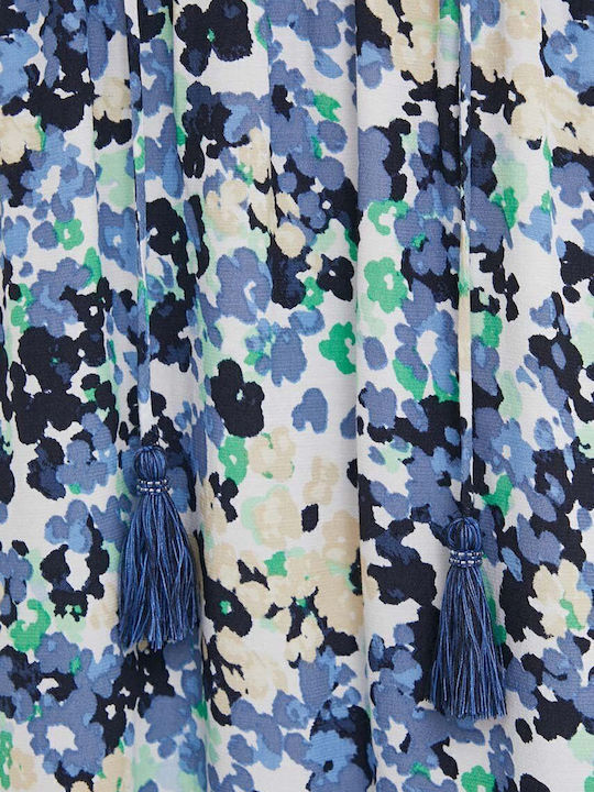Summer Mini Dress Sea Blue