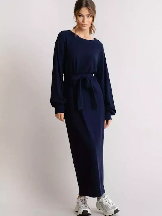 Dress Maxi Φόρεμα Μπλε