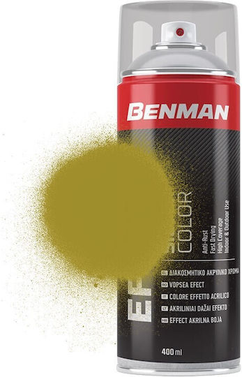 Benman Спрей Боядисване Effect Acrylic с Металик Ефект Злато Злато 400мл
