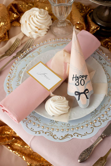 Napkins Happy 30 16.5×16.5cm – 12 Pieces