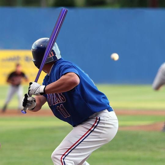 Bâtă de baseball din aluminiu albastră 86 x 5 cm