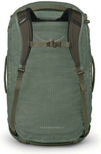 Osprey Duffel Transporter 65 Sack Voyage Back 65lt Green Fabric L62xW35xH40cm